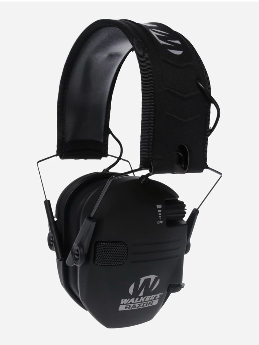 Walker's Razor Slim Black Electronic Earmuff Headphones
